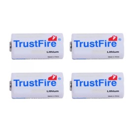 TrustFire 4pcs CR123A 123A 85177 Lithium Battery 3.0V Cell Batteries EXP 2035 For Camera