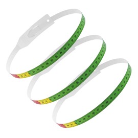 ibasenice Cinta Métrica Flexible y Portátil, 3 Piezas en Set, para Medir Circunferencia de Brazo y Cabeza, Material Pp, Adecuado para Uso Infantil