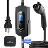 Portable Electric Car Charger for All SAE J1772 EVs, Smart