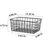 LeleCAT Wire Baskets with Handles Wire Storage Organizer Bin Baskets,