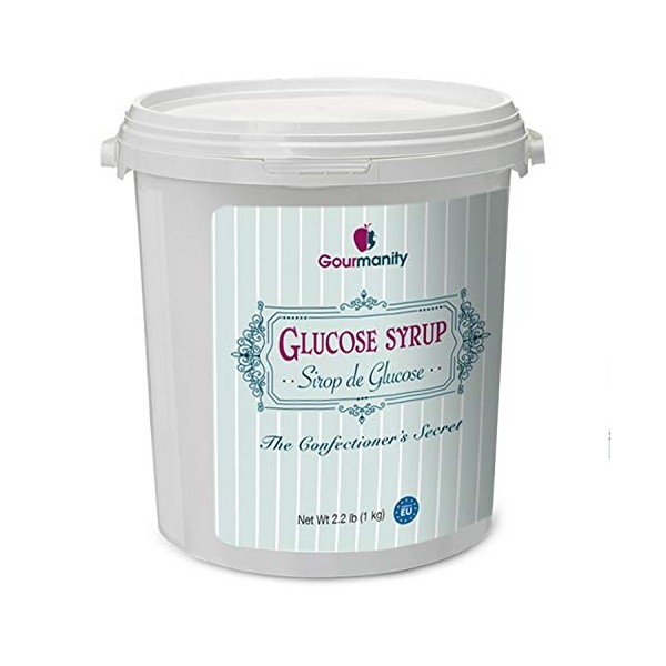 Gourmanity 2.2 lb Glucose Syrup, Confectioners Glaze, Liquid Glucose For Baking, Liquid Glucose Syrup, Glucose Baking, Fondant Glaze, Glucose Sugar Syrup, Sucrose Syrup, Kosher