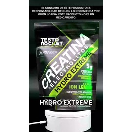 Creatina Monohidratada Electrolitos 100 Alta Pureza Micronizada Hidratacion Rendimiento Muscular Magnesio Vitaminas B12 Pre Entreno Suplemento Testo