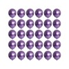 5 inch Metallic Purple Balloons, 100 pcs Thick Chrome Purple