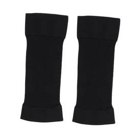 KOMBIUDA 2-Pack Skin-Friendly Arm Sleeves Compression Shaper Sleeves for Slimming and Scar Coverage Elastic Calf Shaper Workout Support