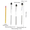 BIUDECO 4pcs Alcohol Hydrometer Tester Glass Meter Distilled Alcohol Measurement