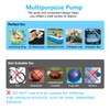 Newpol Inflatable Bed Pump(AC:110-120V Power Plug), Electric Air Pump with