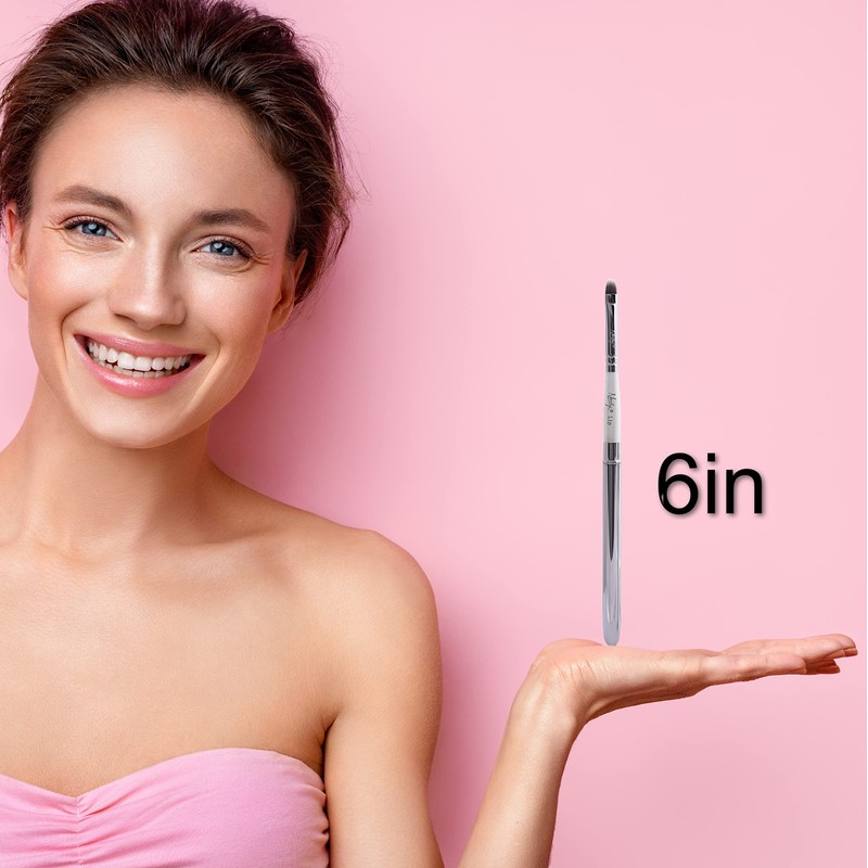 Nanshy Lip Makeup Brush with Lid better than Retractable use
