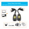 2Pair 3 In-1 PowerVideoAudio Balun Connector Transmitter 8MP CVi AHd