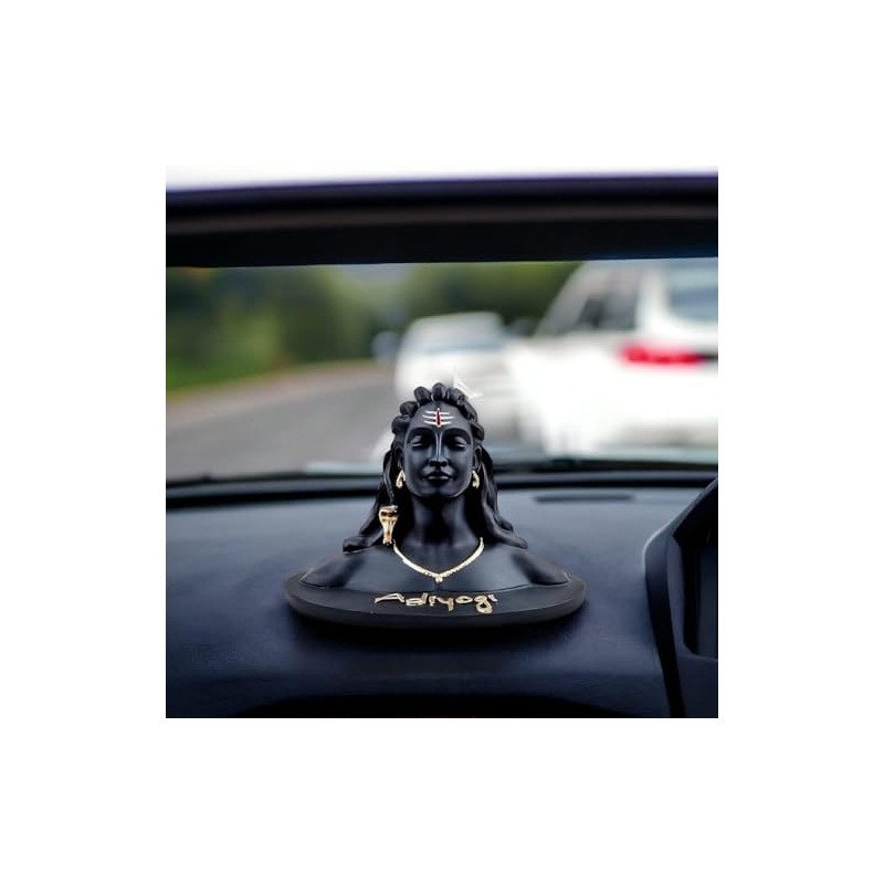 Adiyogi Shiva Statue for Car Dashboard,Pooja & Gift, Mahadev Murti,