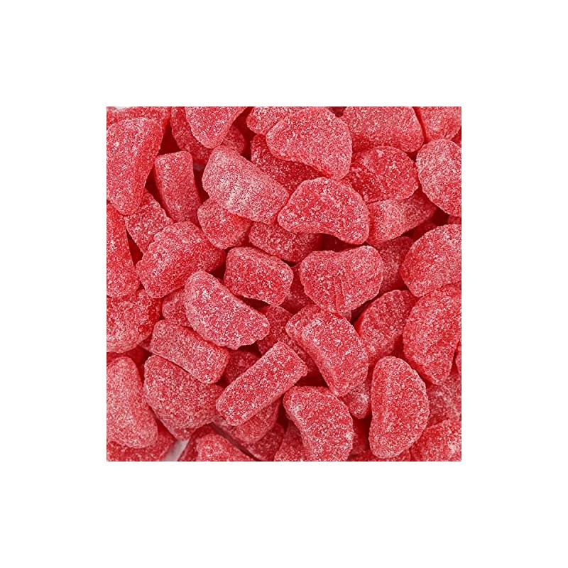 Red Cherry Slice Wedges Candy 5LB Bag