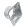 Rrina Dryer Vent Wall Plate 4Inch Metal Air Duct Connector