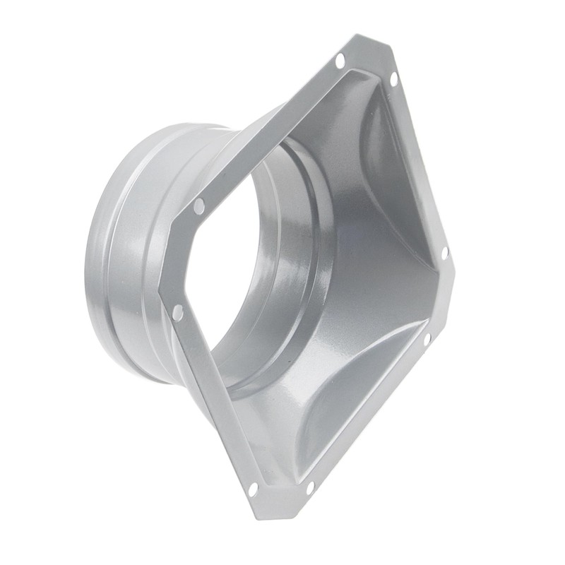 Rrina Dryer Vent Wall Plate 4Inch Metal Air Duct Connector