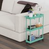Simple Houseware Kitchen Cart Storage 3-Tier Slim/Super Narrow Shelves with