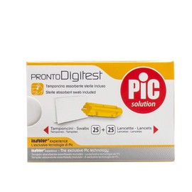 Pic Pronto Digitest G28 25 Lancette Pungidito E 25 Tamponcini
