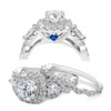 Newshe Engagement Wedding Ring Set For Women 925 Sterling Silver