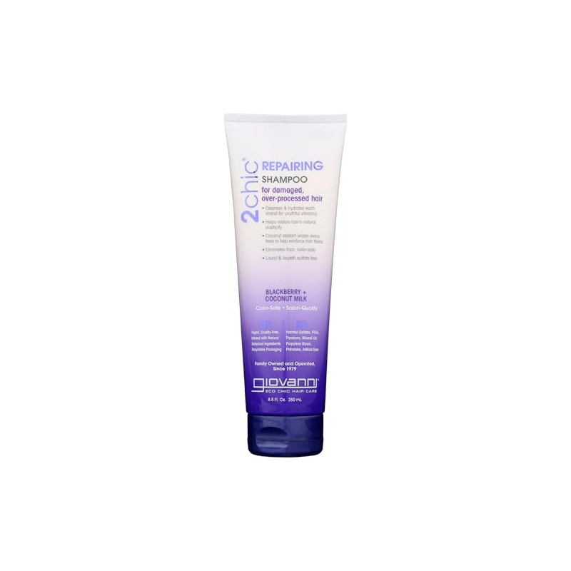 GIOVANNI- 2chic Repairing Shampoo- Dual Repairing Complex For Damaged Overprocessed