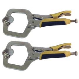 One pair of Sommerfeld Tools 3-1/2 open depth Quick Release Face frame clamp's 81934 for Pocket Hole Jig Assembly of cabinet face frames boxes picture frames
