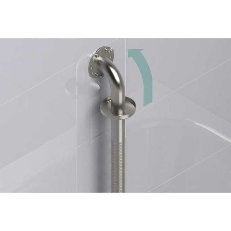 HEALTHCRAFT L-Shaped 30" x 30", 90 Angle Grab Bar -