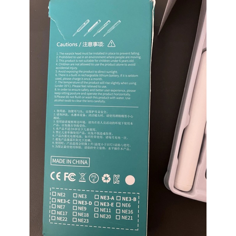 NE Series Smart Visual Ear Cleaner Wireless Camera LED Light