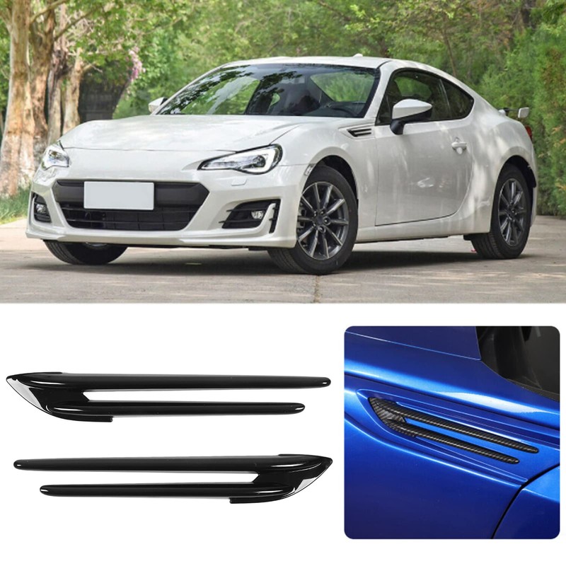 OUKENS Fender Side Vent Trim Cover, 2pcs Car Side Fender