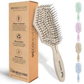 Detangler Brush For Women, Men & Kids - Anti-Static Detangle Hair Brush - Vented brush with 360° Flex Gently Removes Knots, Dry and Wet Brush Detangling Brush For Thick, Fine, Natural & Curly Hair