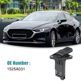 ACROPIX Car Mass Air Flow Sensor Meter MAF Sensor Fit for Mazda CX-9 CX-5 CX-3 3 6 MX-5 Miata - Pack of 1 Black