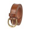 Dickies Women's Plus Size Leather Casual Belt, Cognac Solid, 3X