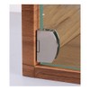 [2 Pieces] Cabinet Glass Door Hinges 90-Degree Frameless Glass Door