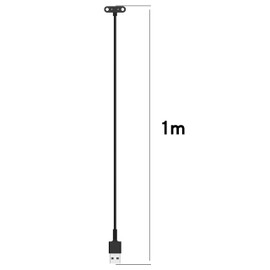 E ECSEM Compatible with TickTalk5 Watch Charger, Replacement Charging Cable Magnetic USB Charger Cable Cord Accessories for TickTalk5 Kids Smartwatch (Black&Black)