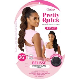 Outre Pretty Quick - Drawstring Pony - Belisse (DR2/TIRAMISU)
