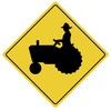 Tractor Traffic Farm Crossing Traffic Aluminum Xing Sign 12 x