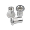 Pxyelec M6 Flat Head Aluminium Rivet Nut Blind Insert Nut