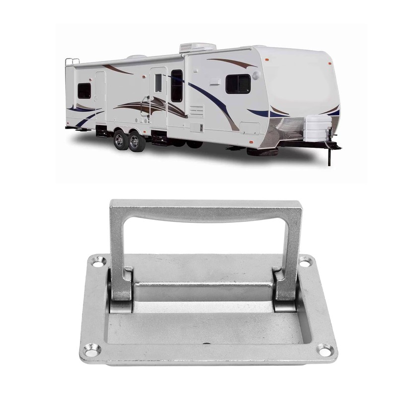 Recessed Pull Handles Spring Loaded Lifting Heavy Duty Zinc Alloy