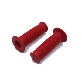Beatus Retro Bicycle Grip, Rubber, Anti-Slip, Fashionable Colors, 100mm (Red)