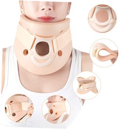 KOMBIUDA Adjustable Neck Bracer for Breathable Cervical Collar Split-type Neck Support Tool Adjustable for Fast for Friends Need