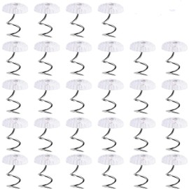 Twist Pins with Clear Heads for Sofa Pack of 100 Clear Heads Twist Pins Plastic Head Upholstery Pin for Slipcovers and Duvets