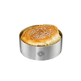 GEFU Barbecue Burger Ring Mould, Silver, 89361