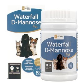 sc nutra Waterfall D-Mannose Pet Tablets - Feline Cystitis & Canine UTIs - Suitable for Cats & Dogs SC Nutra (Sweet Cures)
