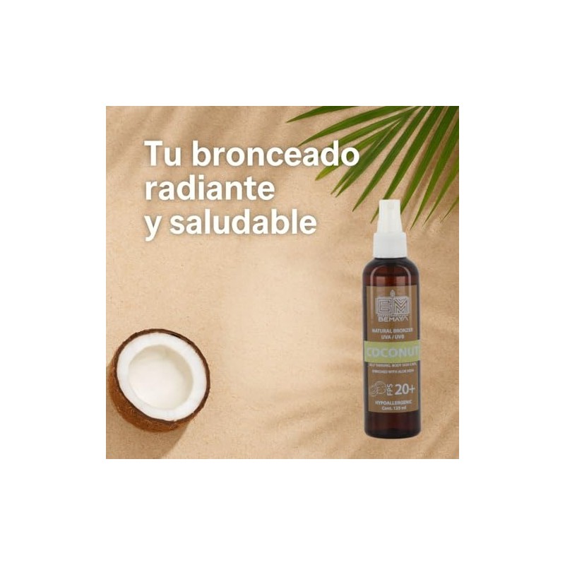 Aceite Bronceador Coconut FPS 20+ 125 ml