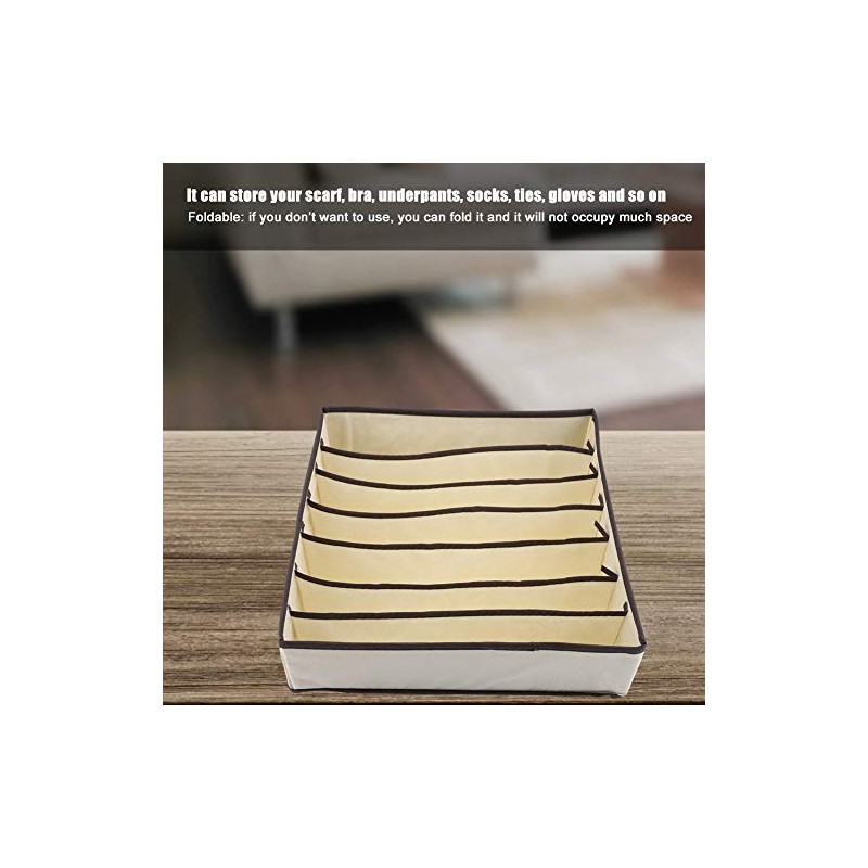 Ftvogue - Organizador divisor plegable para cajón, para brasieres, ropa