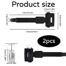 Pack of 2 hammer toe correction device, hammer toe splint bandage, hallux valgus hammer toe corrector, with aluminium toe bandage, toe separator, for correcting crooked toes, suitable for men and