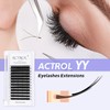 ACTROL YY Eyelashes Extension Lashes Black D Curl 0.05mm 8-12mm