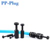 100Pcs Push-to-Connect Fitting Plug, Pneumatic Cap Style Blanking Plugs for