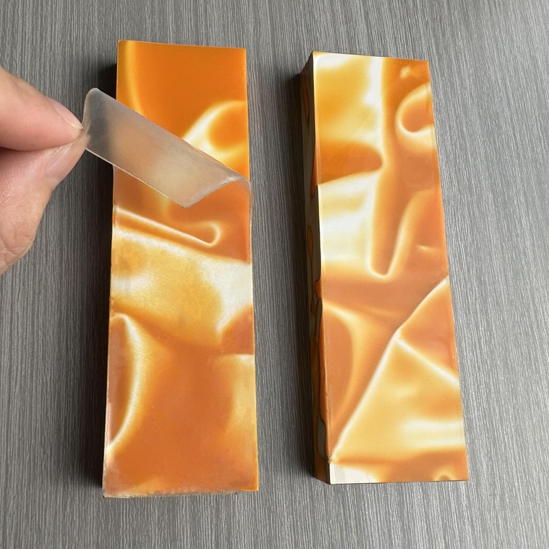 Uotowell Pre-Cut Acrylic Resin Sheets for Engraved Decorative Guitar Bodies,