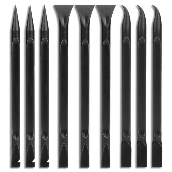 Crevice Cleaning Tool, 9 PCS Carbon Fiber Plastic Scraper Tool