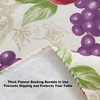 Avalon Fruit Pattern Indoor/Outdoor Flannel Backed Vinyl Tablecloth - 70"