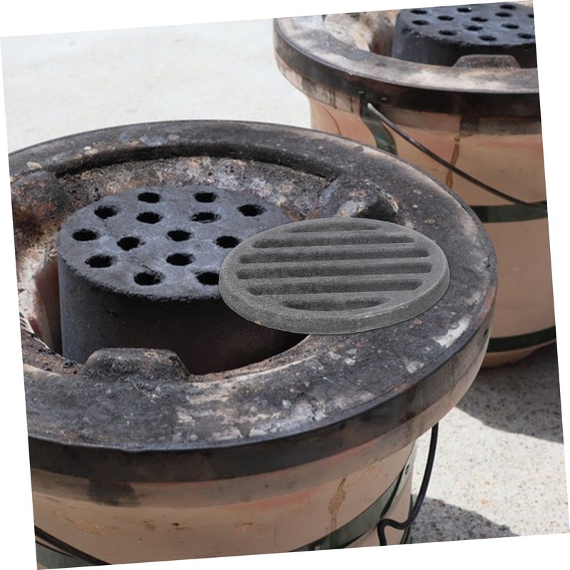 ULTECHNOVO Round Fireplace Grate for Indoor and Outdoor Use Fireproof