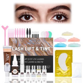 Lash Lift Kit Eyelash Perm Kit, Brow Lamination Set, Professional Eyelash Lash Extensions, Includes Eye Shields, Pads, and Accessories, Easy for Beginner and Professional Lash Perm Kit