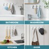 TAILI Heavy Duty Suction Cup Shower Hooks 4 Pack, Damage-Free
