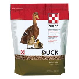 Purina | Nutritionally Complete Duck Feed for All Life-Stages | 5 Pound (5 lb.) Bag